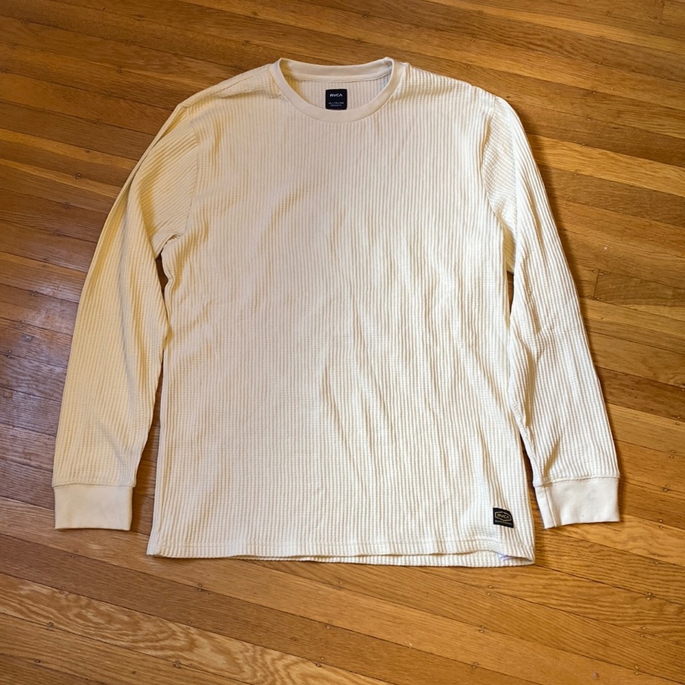RVCA Long Sleeve Waffle Shirt XXL